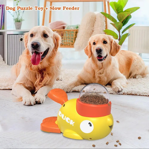 PawFlow Interactive Dog Treat Dispenser Ball — Slow Feed Puzzle Toy for Mental Stimulation