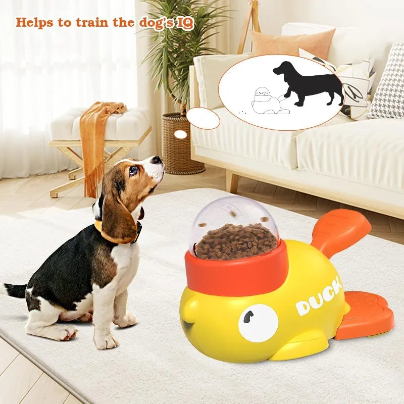 PawFlow Interactive Dog Treat Dispenser Ball — Slow Feed Puzzle Toy for Mental Stimulation