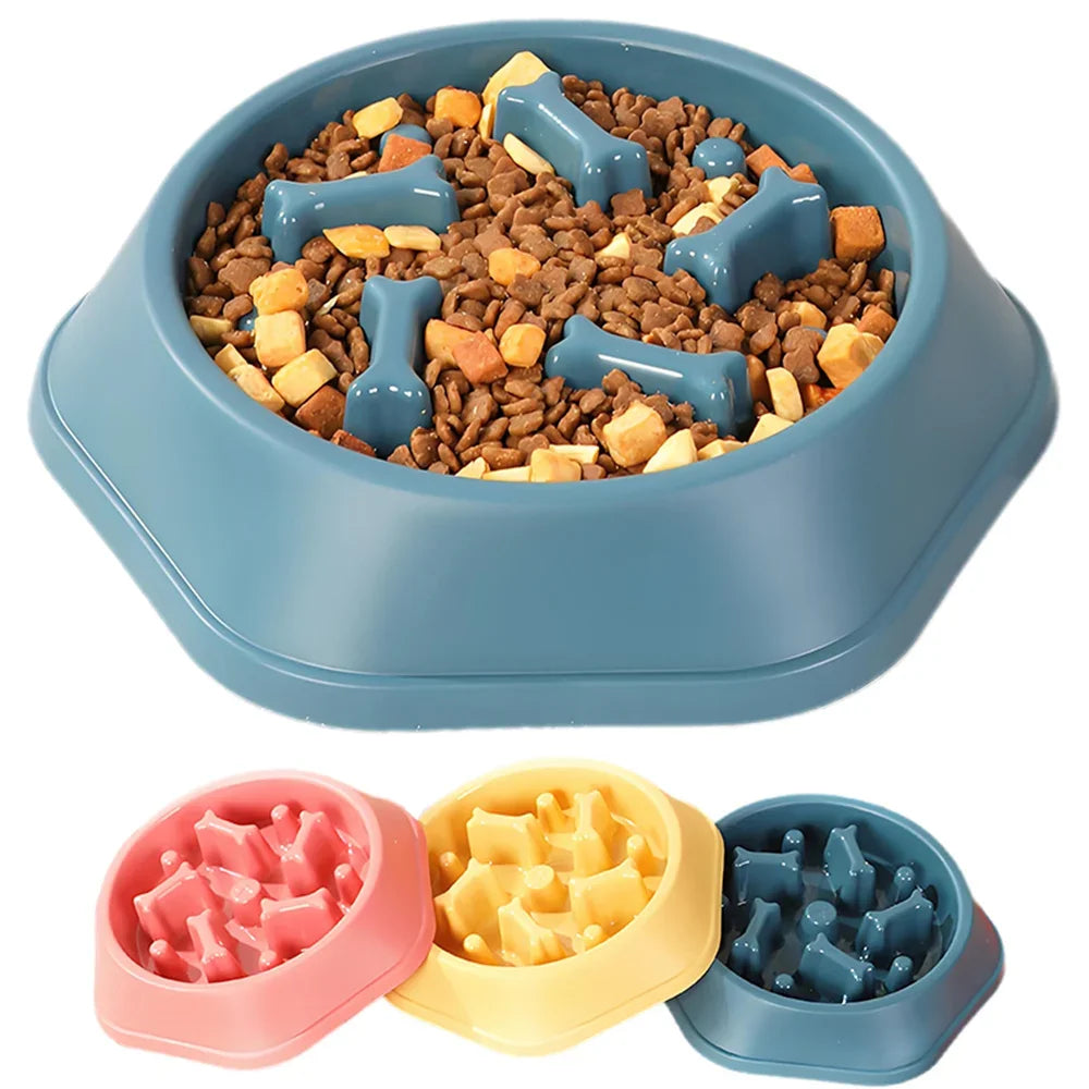 PawFlow Slow Feeder Dog Bowl — Anti-Choking Maze Bowl for Small & Medium Dogs