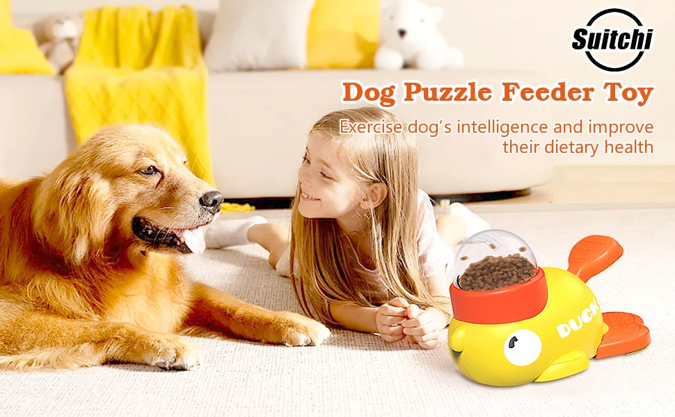 PawFlow Interactive Dog Treat Dispenser Ball — Slow Feed Puzzle Toy for Mental Stimulation