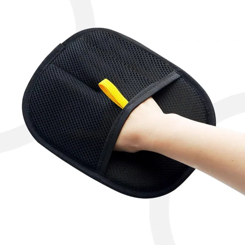 PawFlow Pet Hair Remover Grooming Glove — 2-in-1 Pet Brush & Fur Remover for Dogs, Cats, Sofas & Carpets