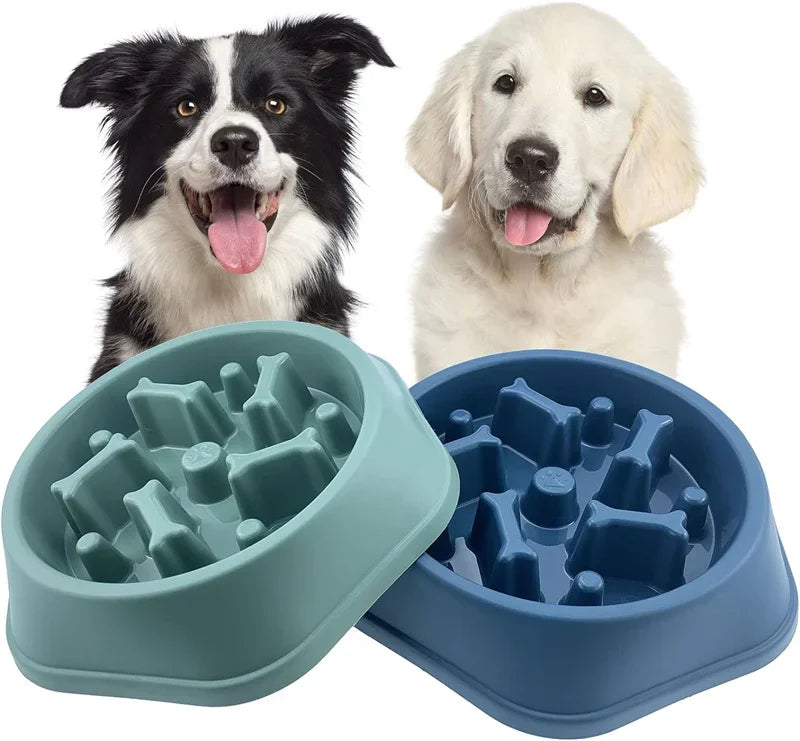 PawFlow Slow Feeder Dog Bowl — Anti-Choking Maze Bowl for Small & Medium Dogs