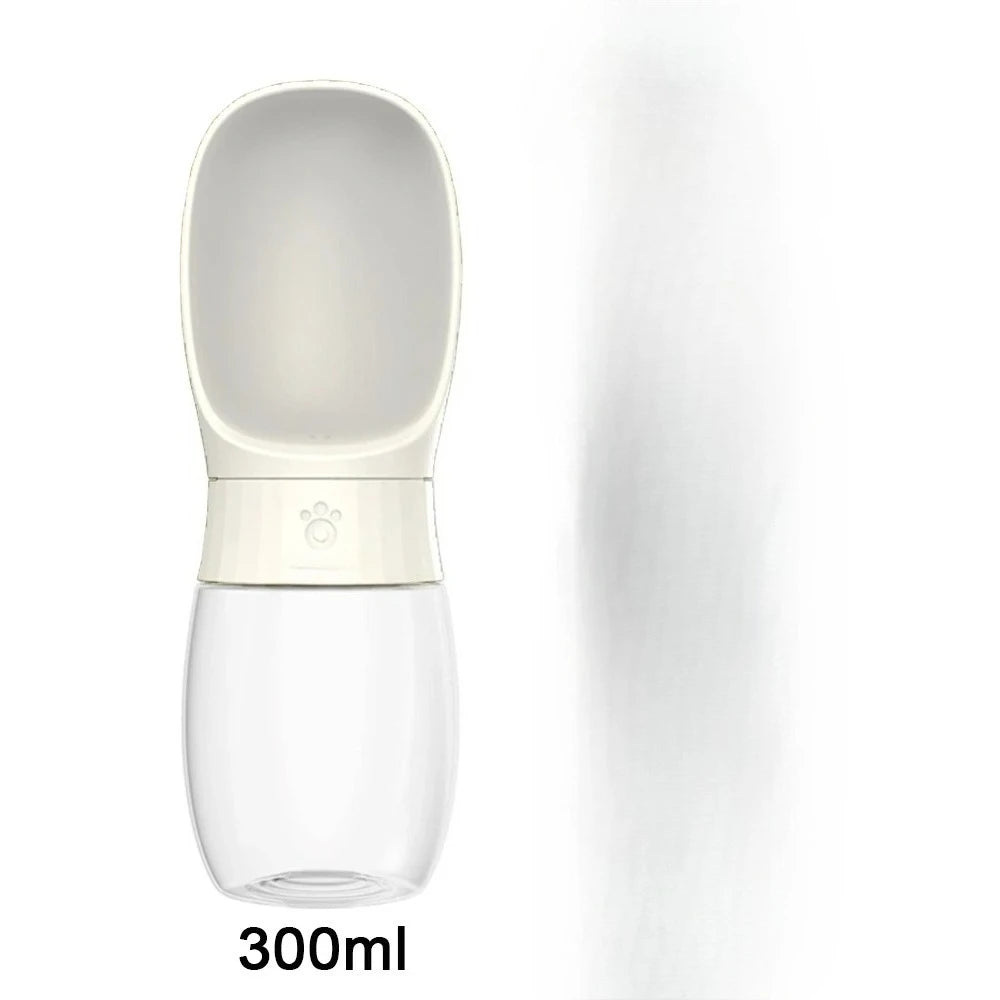 PawFlow Portable Dog Water Bottle — Leak-Proof Travel Drinking Bottle with Bowl for Dogs & Cats