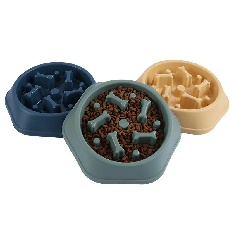 PawFlow Slow Feeder Dog Bowl — Anti-Choking Maze Bowl for Small & Medium Dogs