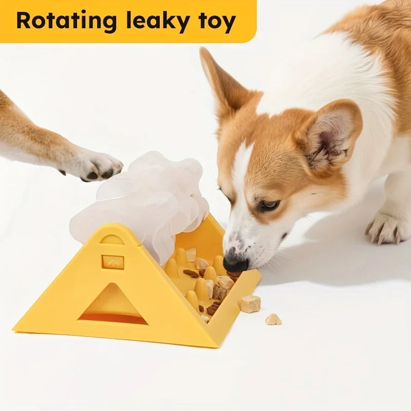 PawFlow 360° Rotating Dog Puzzle Feeder — Interactive Slow Feed Treat Dispenser Toy
