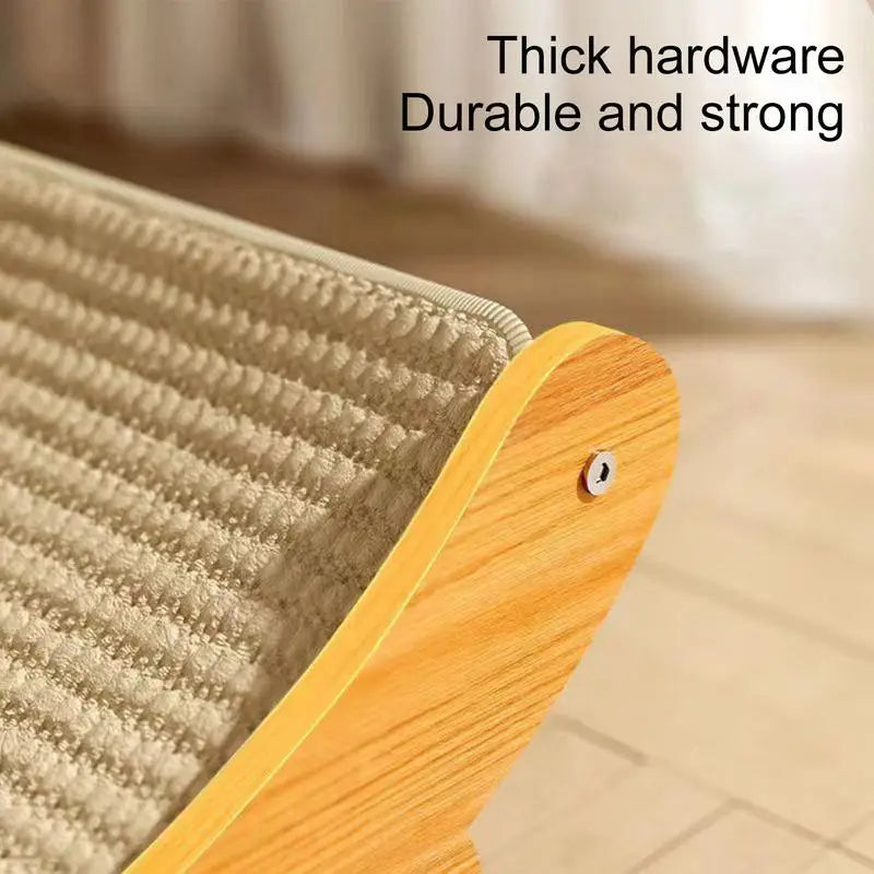 PawFlow Sisal Cat Scratching Pad — Multi-Function Scratcher Bed for Indoor Cats
