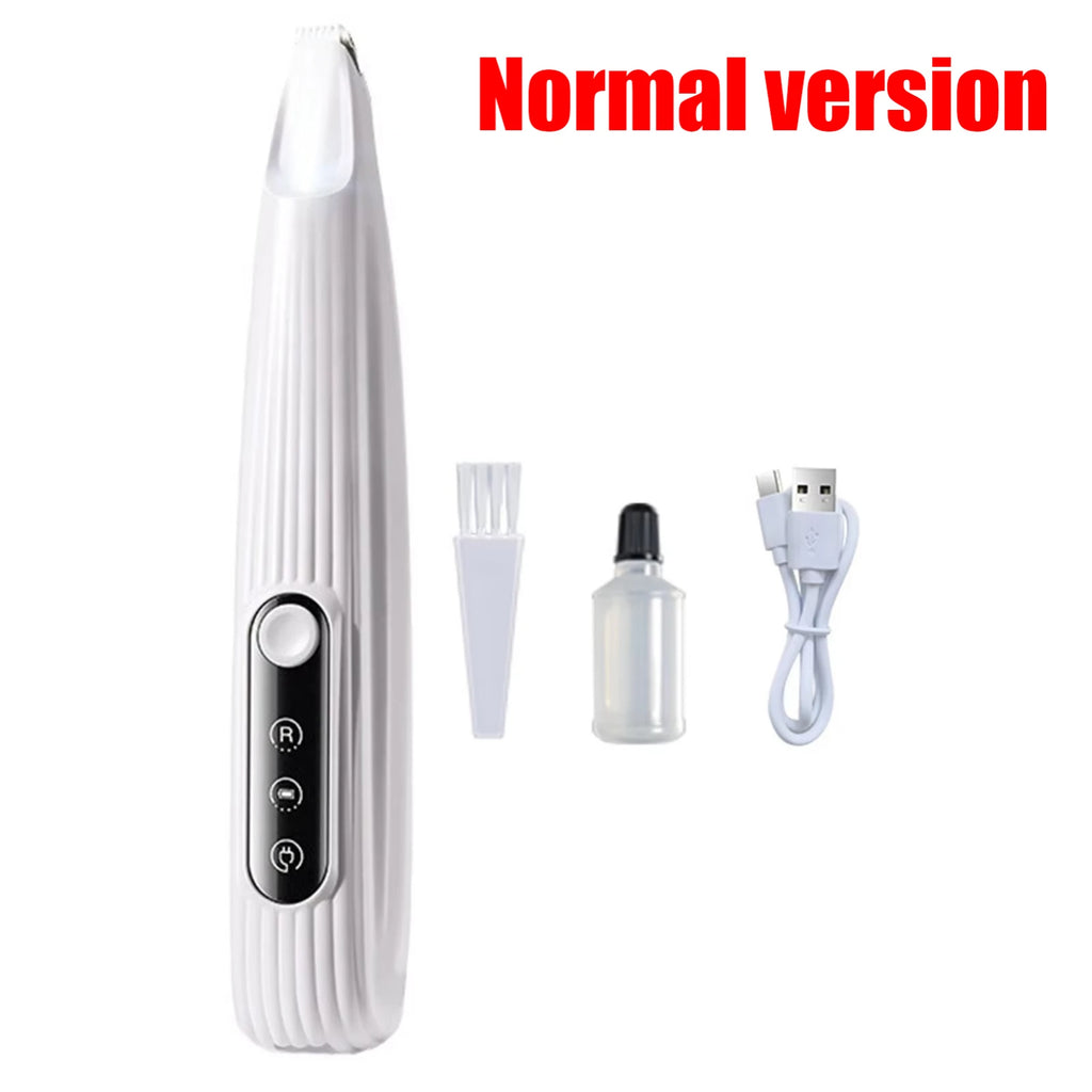 PawFlow LED Pet Paw Trimmer — Cordless Waterproof Dog & Cat Hair Clipper with Display