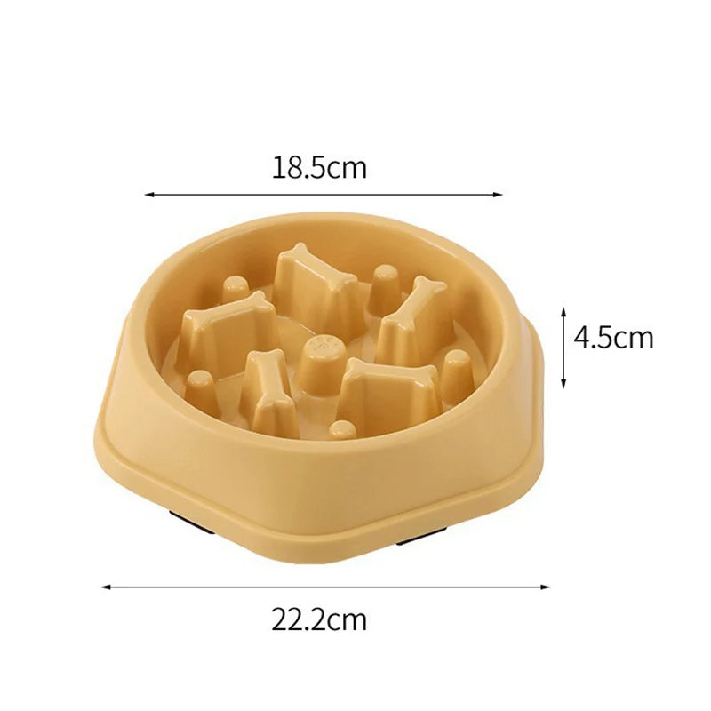 PawFlow Slow Feeder Dog Bowl — Anti-Choking Maze Bowl for Small & Medium Dogs