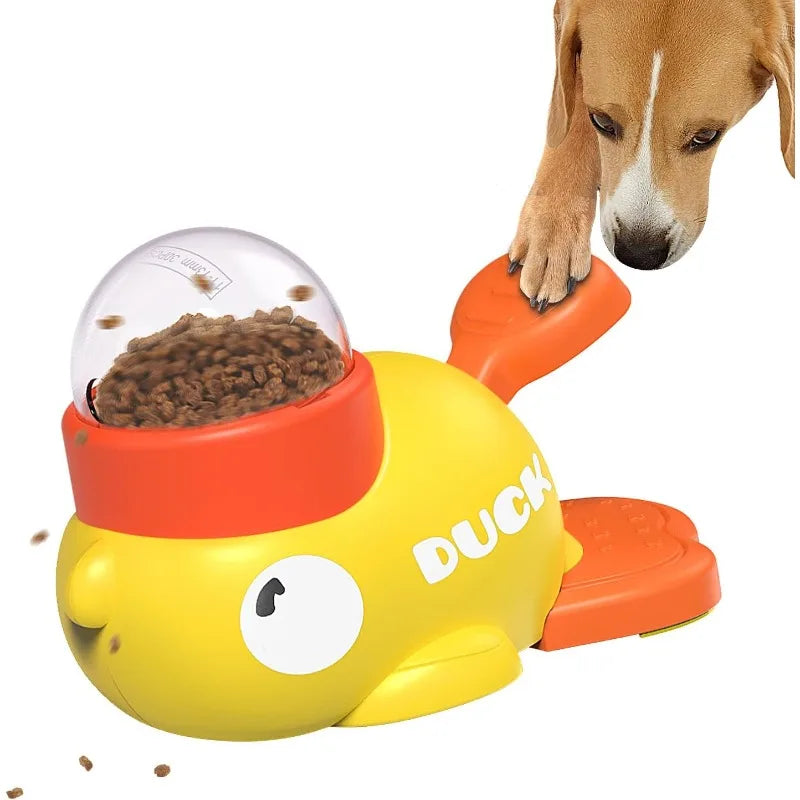 PawFlow Interactive Dog Treat Dispenser Ball — Slow Feed Puzzle Toy for Mental Stimulation