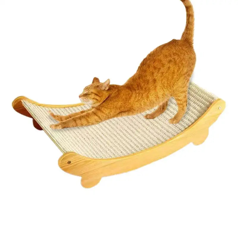 PawFlow Sisal Cat Scratching Pad — Multi-Function Scratcher Bed for Indoor Cats