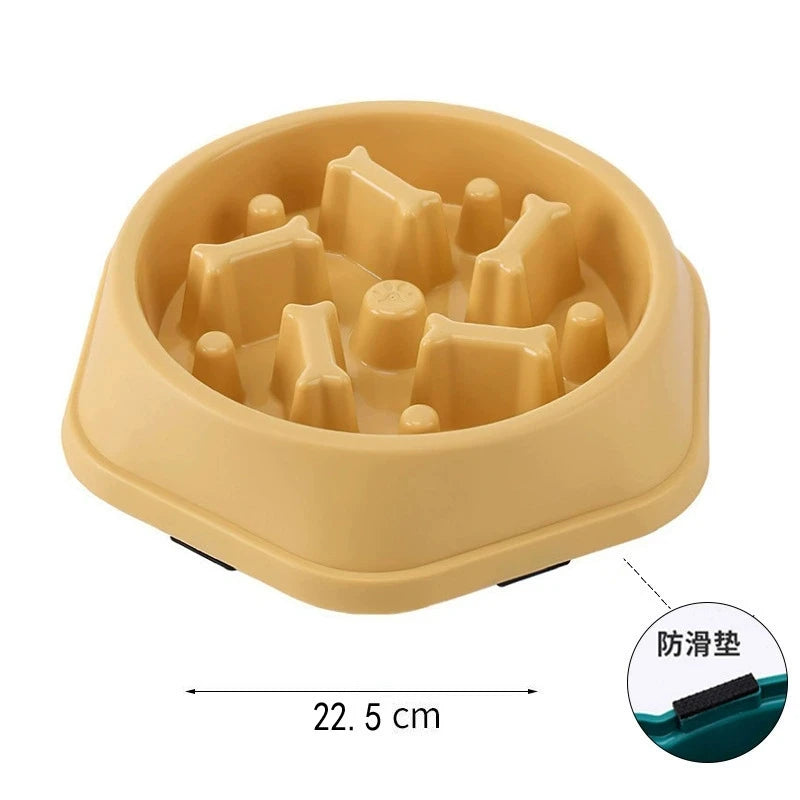 PawFlow Slow Feeder Dog Bowl — Anti-Choking Maze Bowl for Small & Medium Dogs
