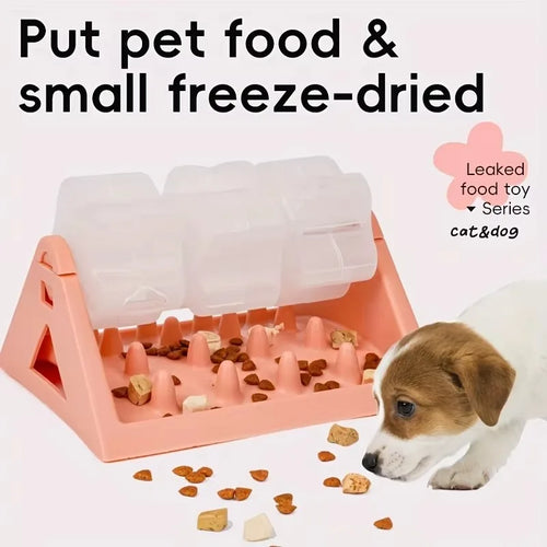 PawFlow 360° Rotating Dog Puzzle Feeder — Interactive Slow Feed Treat Dispenser Toy